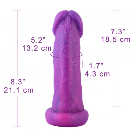 Hismith Noble Purple Sex Machine Bundle med 4 Fantasy Dildoer