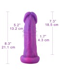 Hismith Noble Purple Sex Machine Bundle con 4 Fantasy Dildo