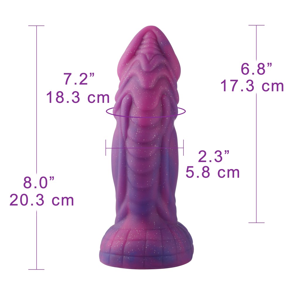 Hismith Noble Purple Sex Machine Bundle med 4 Fantasy Dildos