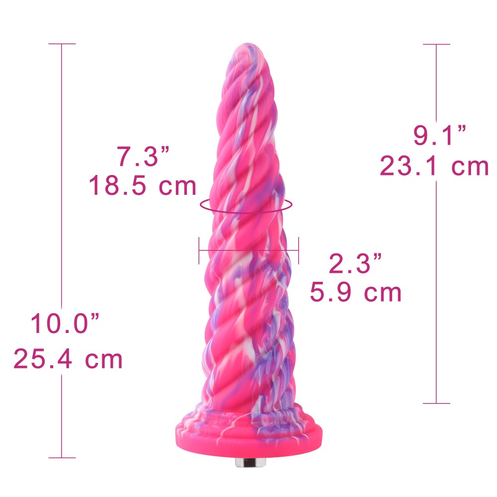 Hismith Passionate Red Sex Machine Bundle mit 4 Fantasy-Dildos