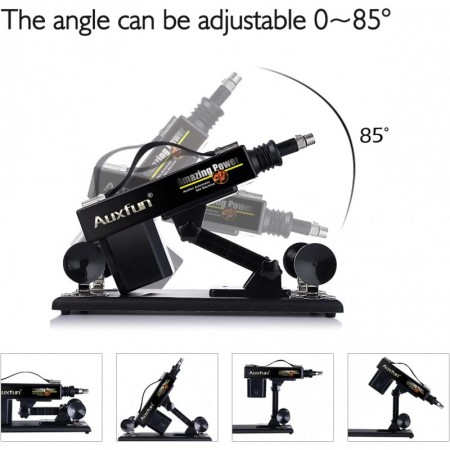 Hismith Basic Automatisk jævla maskin for par, med åtte 3XLR System Sex Machine vedlegg