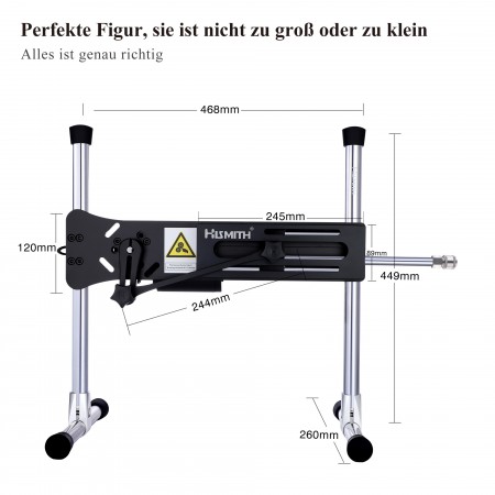 Hismith Premium Sex Machine,Wire-controlled Love Machine With Dildo