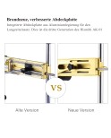 Hismith Premium Sexmaschine, mit 20,5 cm Dildo Fernbedienung & Tasche (Special Edition: Luxus Gold)