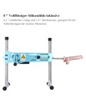 Hismith Premium Sex Machine med 20.5cm Silikon Dildo, Kliclok System Love Machine med fjernkontroll Edition (Venecian Blue)