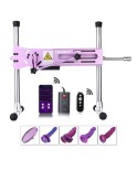 Hismith Noble Purple Sex Machine Bundle con 4 Fantasy Dildo