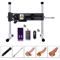 Hismith Premium Sex Machine, Love Machine Machine ovládané aplikací s Dragon Dildo