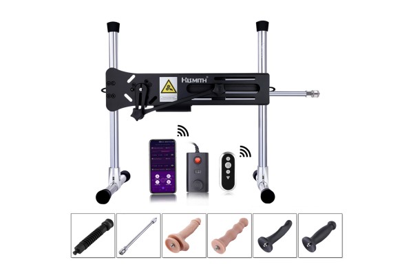 Hismith Premium Sex Machine, APP-gesteuerte Liebesmaschine mit Analsex Dildo