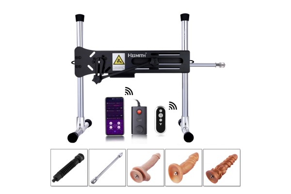 Hismith Premium Sex Machine, APP-gesteuerte Liebesmaschine mit Monsterdildo