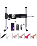 Hismith Premium Sex Machine, bezprzewodowa, zdalnie sterowana maszyna Love With Bundle Attachments