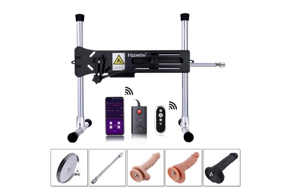 Hismith Premium Sex Machine,Wireless APP Remote controlled Love Machine With Bundle Attachments