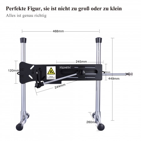 Hismith Premium Sex Machine,Wire-controlled Love Machine With Bundle Attachments