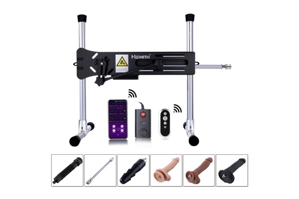 Hismith Premium Sex Machine,APP Remote controlled Love Machine With Bundle Attachments