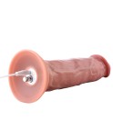 Hismith 9.1" silicone dildo, 8.35" insertable length, vibration and rotation function with KlicLok system, size M