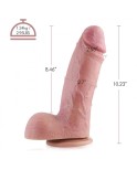 Hismith 10.23" Dual-Density Ultra Realistic Dildo with Veins, 8.46 Insertable Length