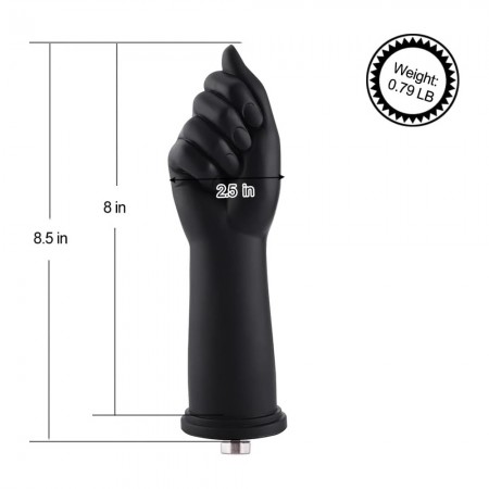 Hismith 8,5" Fist Silicone Dildo til Premium Sex Machine med KlicLok System