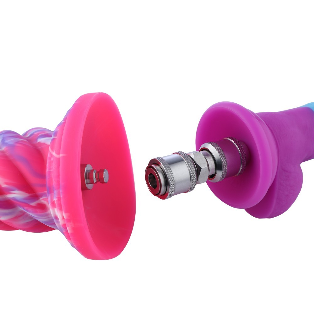 Hismith KlicLok System Doppelkupplung, Zwei-Wege-Verbinder für Dildos mit KlicLok-System