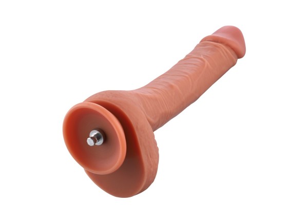 Dildo Oblato in silicone Hismith da 10,2" con sistema KlicLok per la macchina del sesso Hismith Premium - Serie Amazing