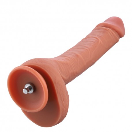 Dildo Oblato in silicone Hismith da 10,2" con sistema KlicLok per la macchina del sesso Hismith Premium - Serie Amazing