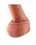 Dildo Oblato in silicone Hismith da 10,2" con sistema KlicLok per la macchina del sesso Hismith Premium - Serie Amazing