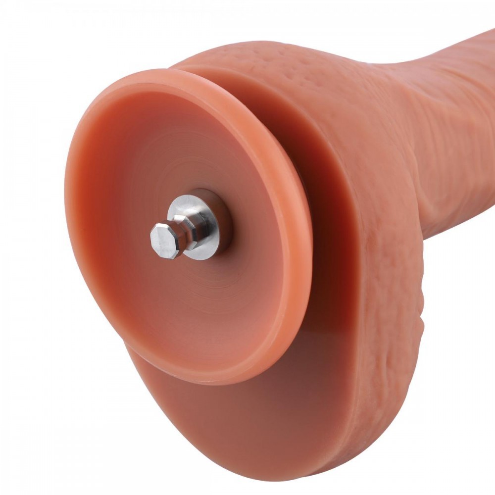 Hismith 10.2" Oblate Silicone Dildo med KlicLok System för Hismith Premium Sex Machine - Amazing Series