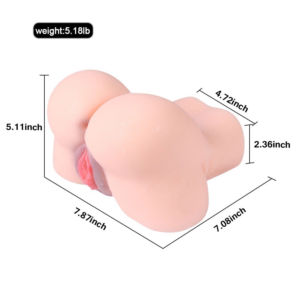 Realistic Ass Male Masturbator with Sucking and Vibrating Device for Intense Stimulation