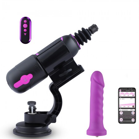 Hismith Pro Traveler 2.0 with Suction Mount - Portable Sex Machine with KlicLok System