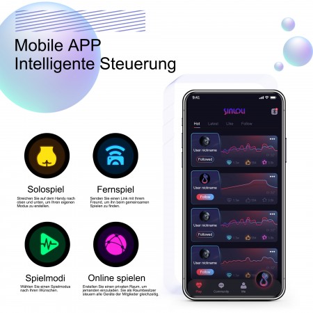 Sinloli automatisk sexdukke mannlig onanerer, APP fjernkontroll