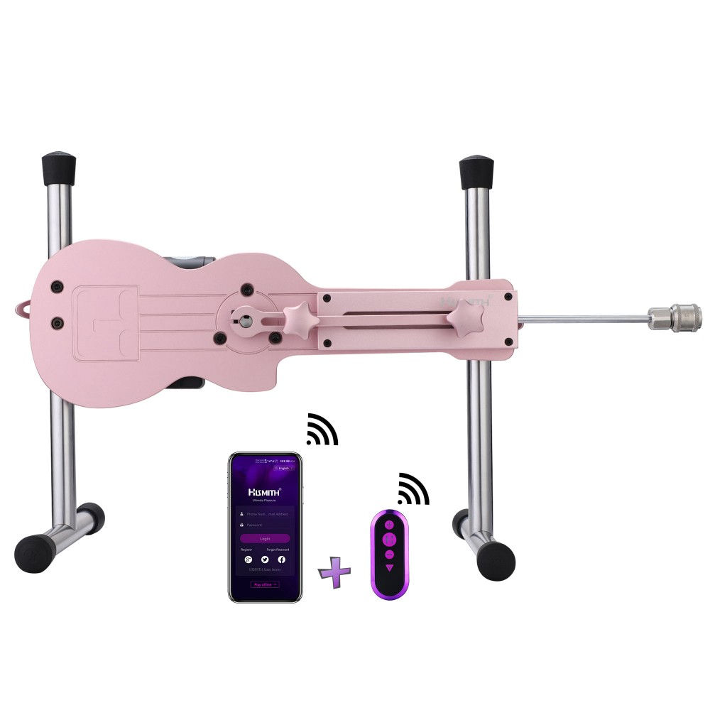 Mini Sex Machine Hismith con sistema KlicLok, macchina dell'amore controllata da APP, AK-09