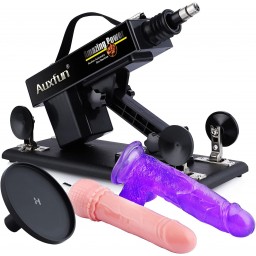 Automatische Sexmaschine für Paare von Hismith Basic mit zwei 3XLR-System-Sexmaschinenaufsätzen