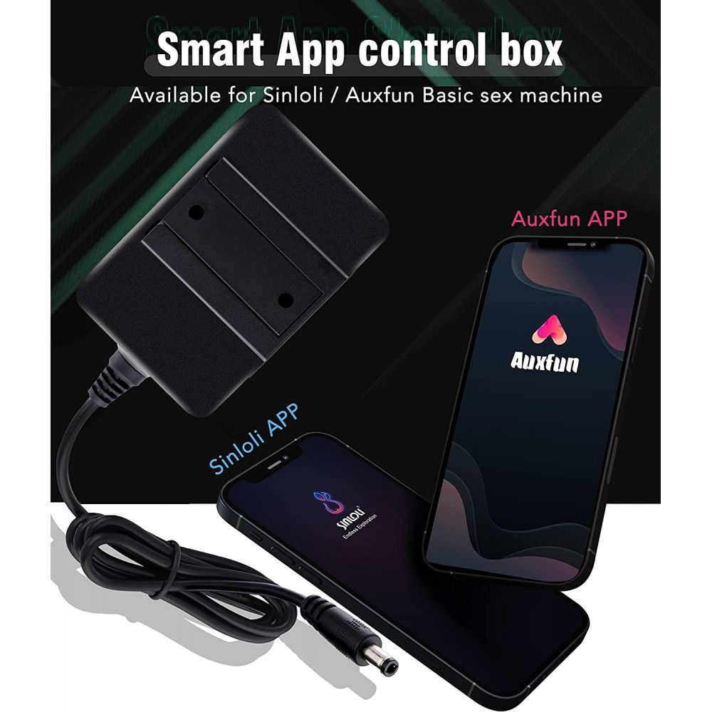 Sex Machine App Controlled Box Sex Toy, Remote Control, Upgraded Signal Receiving Box for Auxfun Basic Love Machine