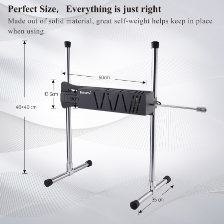 Hismith Servok, Stepper Motor Sex Machine, Programmerbar med APP-kontroll, KlicLok System, AK-05 EU-plug