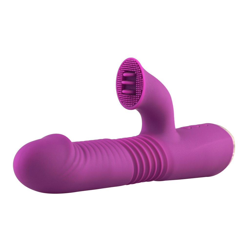 Hismith Conner Vibrerende Teleskopisk Vibrator Vagina Klitoris Stimulation Dildo Massager