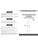 Hismith Conner Vibrerende Teleskopisk Vibrator Vagina Klitoris Stimulering Dildo Massasjeapparat Hismith Conner Vibrerende Teleskopisk Vibrator Vagina Klitoris Stimulering Dildo Massasjeapparat