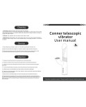 Hismith Conner vibrierender Teleskop-Vibrator, Vagina-Klitoris-Stimulation, Dildo-Massagegerät