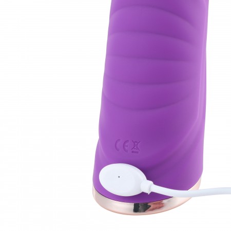 Hismith Dildo Telescopic Vibrator Vattentät magnetisk laddning Sexleksaker för par