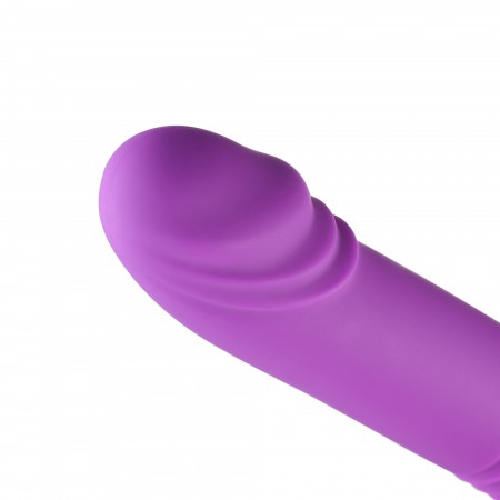 Hismith Dildo Telescopic Vibrator Vattentät magnetisk laddning Sexleksaker för par