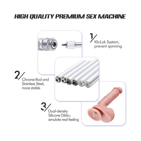 Hismith & Wildolo Intellgent APP Premium Sex Machine controllata con sistema KlicLok