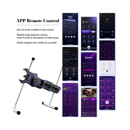 Intelligente APP-gesteuerte Premium-Sexmaschine von Hismith & Wildolo mit KlicLok-System