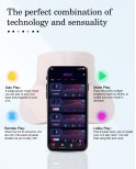 Sinloli Realistic Size Male Sex Toy, APP Intelligent Remote with 10 Thrusting & Vibrating Modes