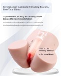 Sinloli realistic size sex toy for men, smart APP remote control with 10 shock and vibration modes