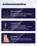 Sinloli realistisk storlek sexleksak för män, APP intelligent fjärrkontroll med 10 tryck- och vibrationslägen