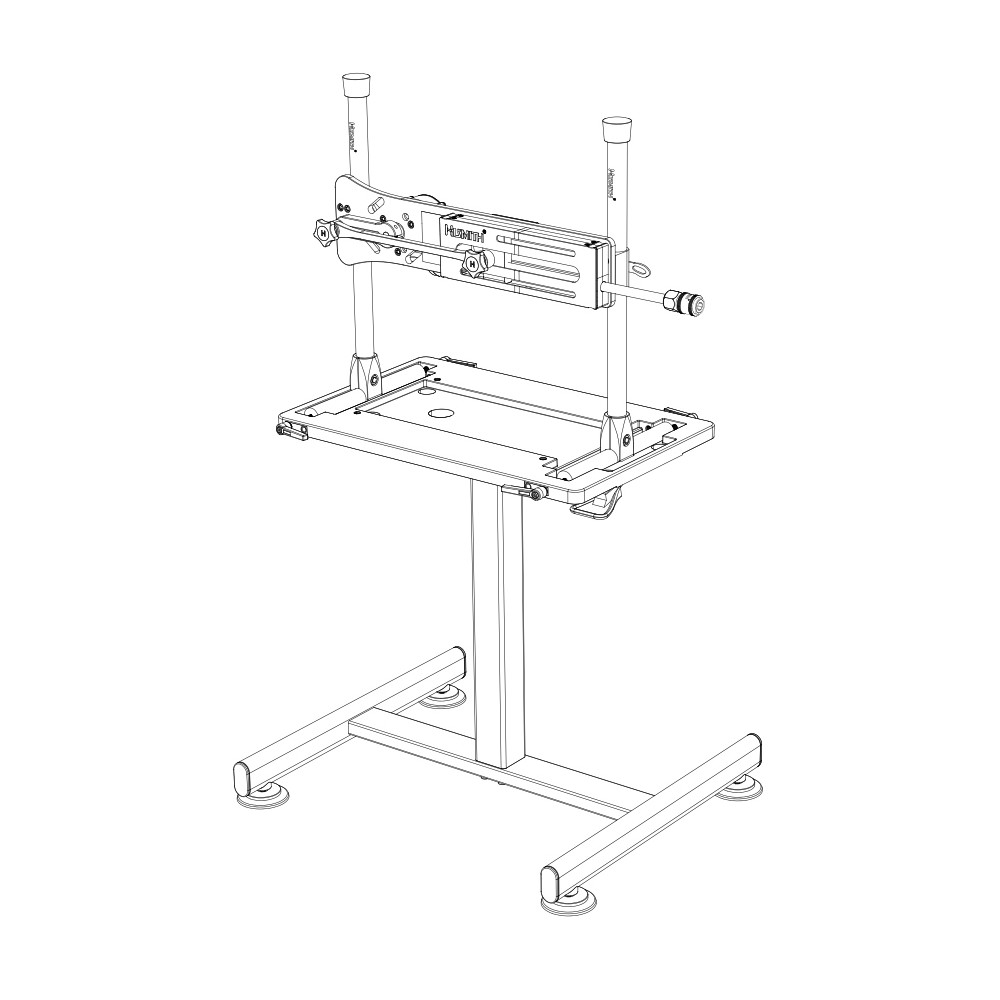 Hismith Adjustable Pneumatic Stand for Premium 3.0 and Table Top Series - Easy Height Adjustment, Sturdy Design