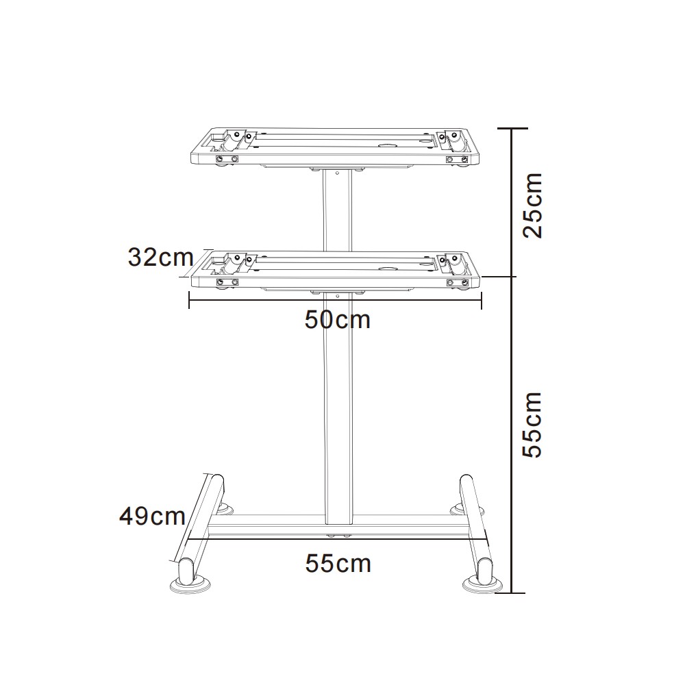 Hismith Adjustable Pneumatic Stand for Premium 3.0 and Table Top Series - Easy Height Adjustment, Sturdy Design