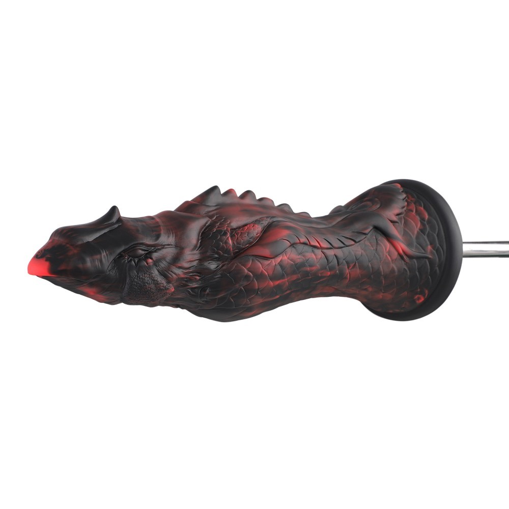 Hismith 25,90 cm Silikon-Dildo Evil Fisher mit KlicLok-System