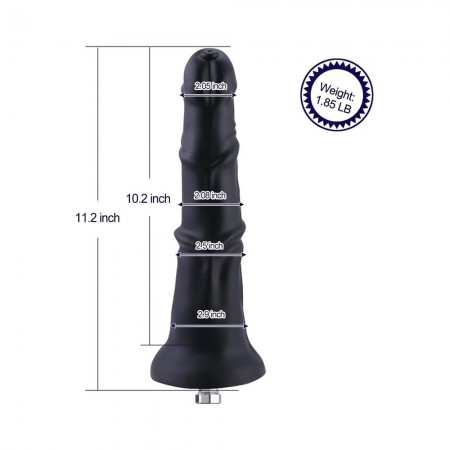 Hismith 9,54" Pferdedildo aus glattem Silikon für Hismith Premium Sexmaschine, mit KlicLok-System