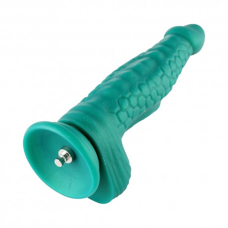 Dildo anale affusolato in silicone Hismith da 9,85 pollici con sistema KlicLok