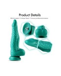 Dildo anale affusolato in silicone Hismith da 9,85 pollici con sistema KlicLok