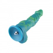 Fallo giallo Hismith da 9,6 "in silicone verde misto con sistema KlicLok