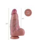 Hismith 9.5" thick realistic dual density silicone dong with KilcLok system