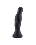 Hismith 8.5" Silicone Dildo, 7" insertable, with Anal Dildo, Black